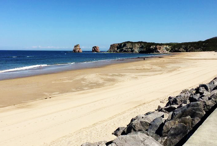 Photo de la Plage d'Hendaye sur Swanee Rose Le Blog