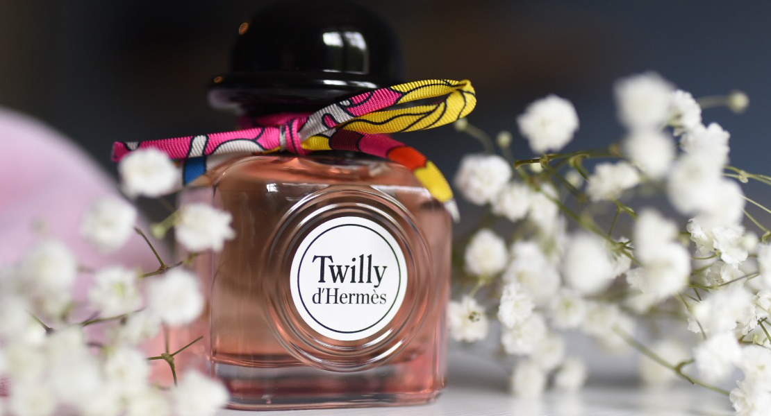 Photo d'un flacon de Twilly d'Hermès sur Swanee Rose Le Blog