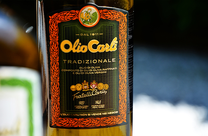 Huile d'olive Tradizionale pour la cuisson Fratelli Carli sur Swanee Rose Le Blog