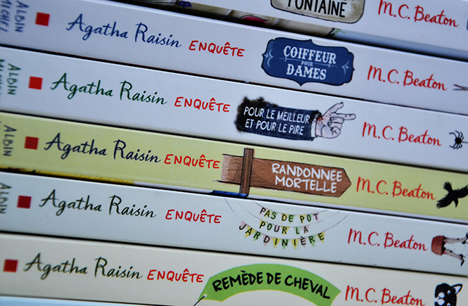 Collection Agatha Raisin par MC Beaton sur Swanee Rose Le Blog