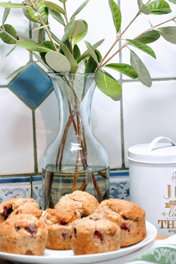 Muffins framboises cranberries flocons avoine sur Swanee Rose Le Blog