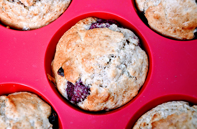 Muffins framboises cranberries flocons avoine sur Swanee Rose Le Blog