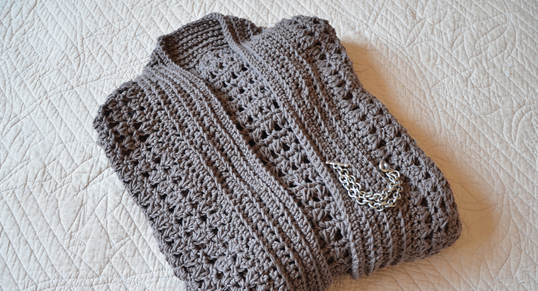 gilet rectangle crochet