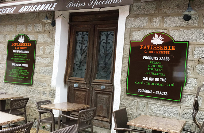 Boulangerie du village Zonza Corse