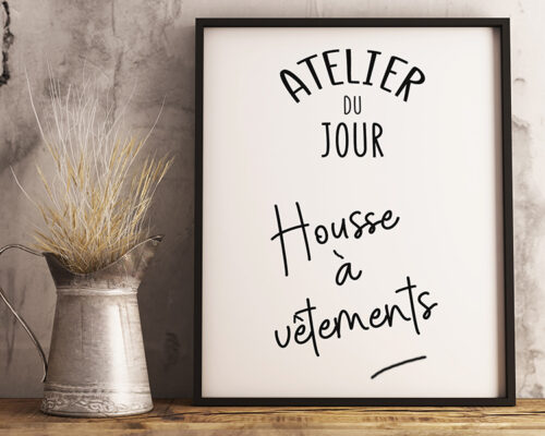 Photo d'un tableau sur un bureau sur Swanee Rose Le Blog
