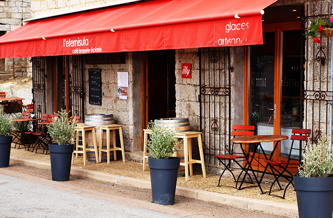 L'Eternisula Café à Zonza Corse du Sud