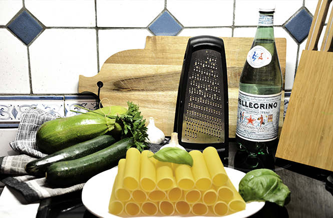 ingrédients-pour-cannelloni-aux-courgettes