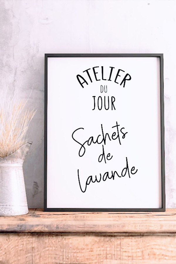 Coudre des sachets de lavande sur Swanee Rose Le Blog