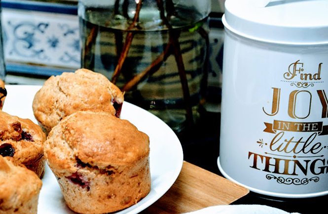 Muffins framboises cranberries flocons avoine sur Swanee Rose Le Blog