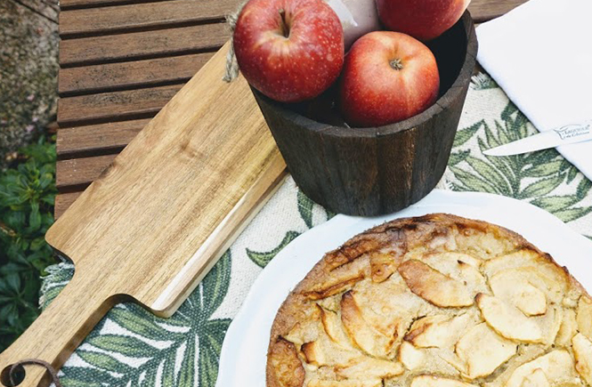 Recette du clafoutis aux pommes sur Swanee Rose Le Blog