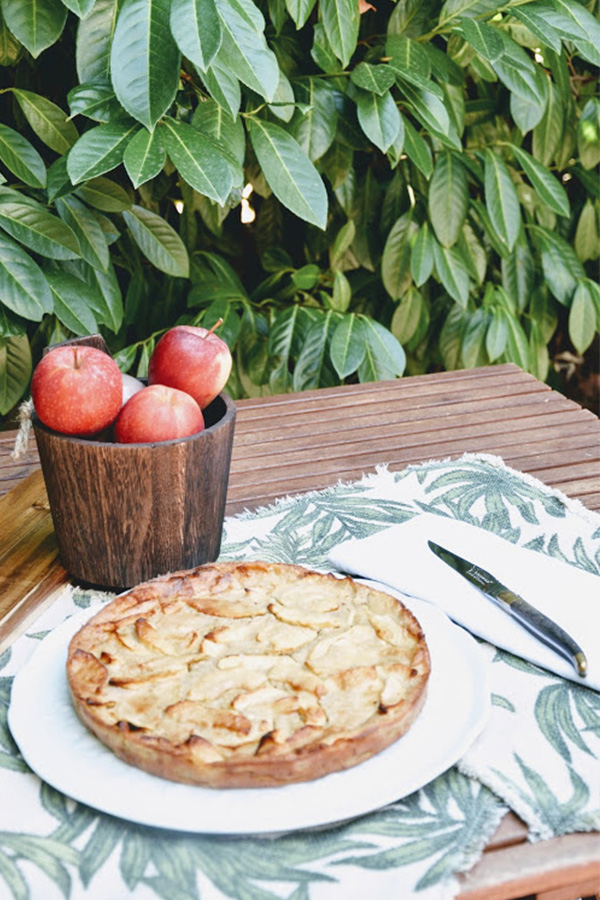 Recette du clafoutis aux pommes sur Swanee Rose Le Blog