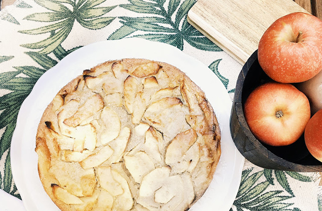 Recette du clafoutis aux pommes sur Swanee Rose Le Blog