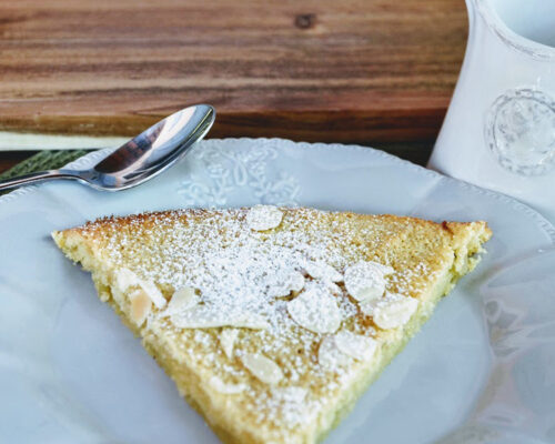 Gâteau aux amandes sur Swanee Rose Le Blog