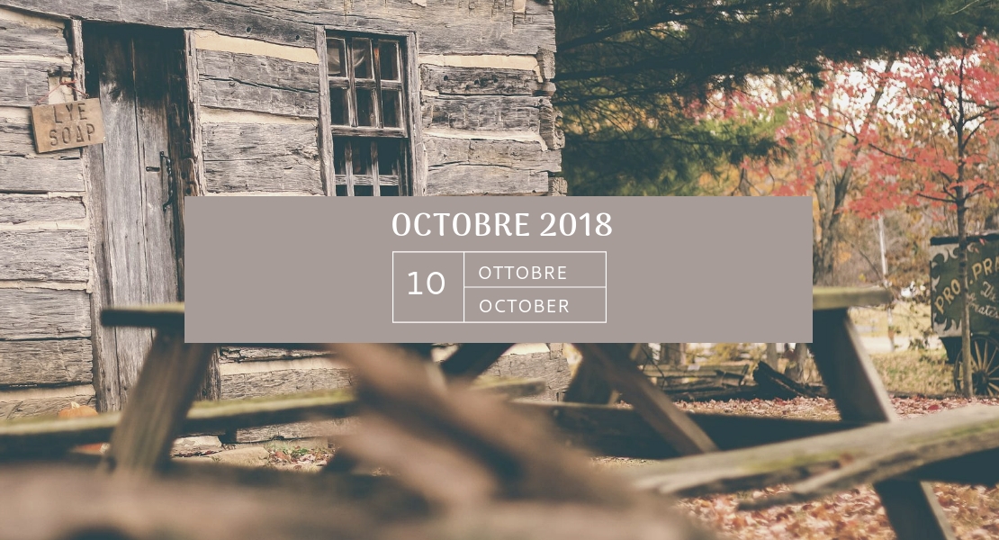 Mon agenda Octobre 2018