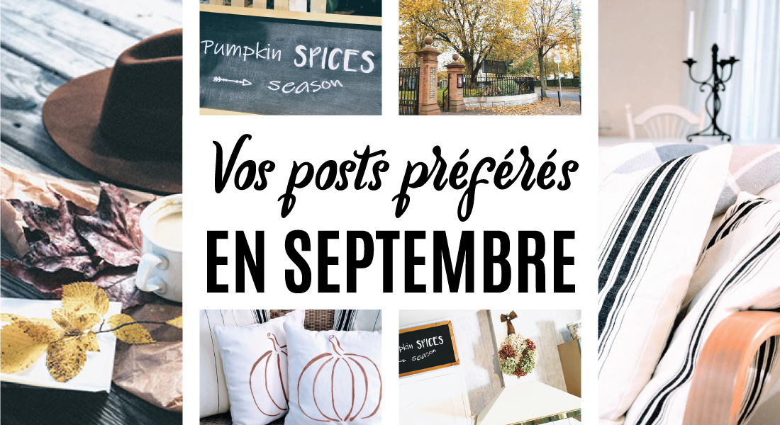 Posts préférés en septembre sur Swanee Rose Le Blog