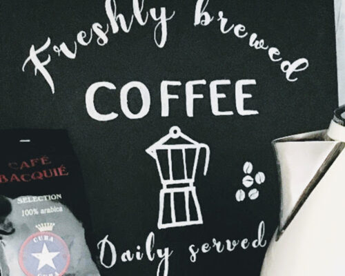 DIY Enseigne Vintage Café frais