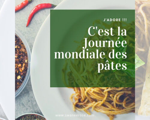 Journée mondiale des pâtes Octobre 2018