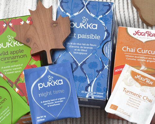 Tisanes d'automne Pukka et Yogi Tea sur Swanee Rose Le Blo