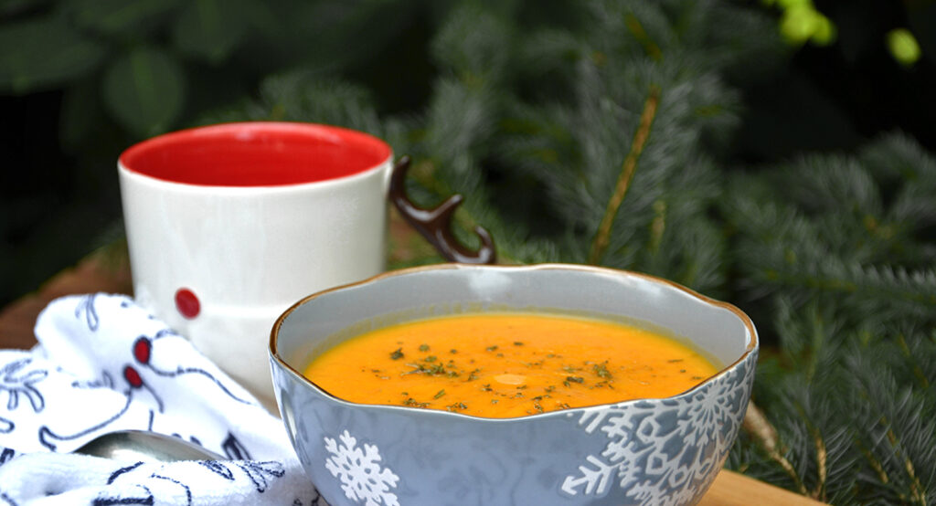 Velouté de butternut et patate douce