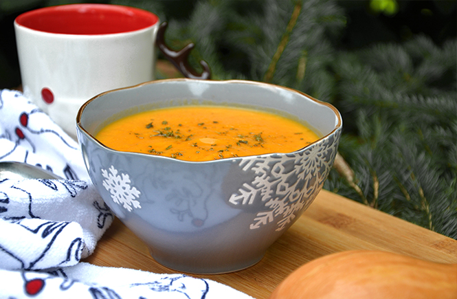 Velouté de butternut et patate douce