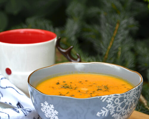 Velouté de butternut et patate douce