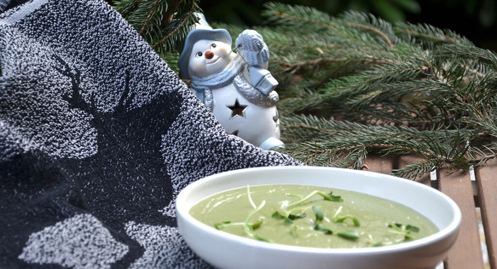 Recette Crème de brocolis et épinards au pesto sur Swanee Rose Le Blog