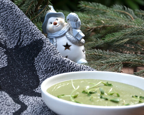 Recette Crème de brocolis et épinards au pesto sur Swanee Rose Le Blog