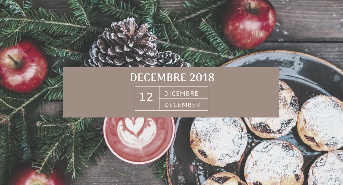 Mon agenda de DECEMBRE 2018