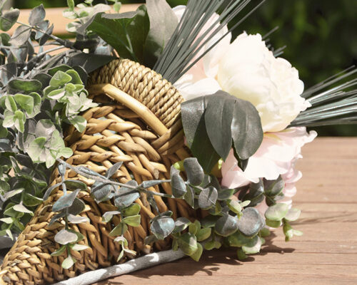 DIY Panier de porte fleuri Swanee Rose Le Blog