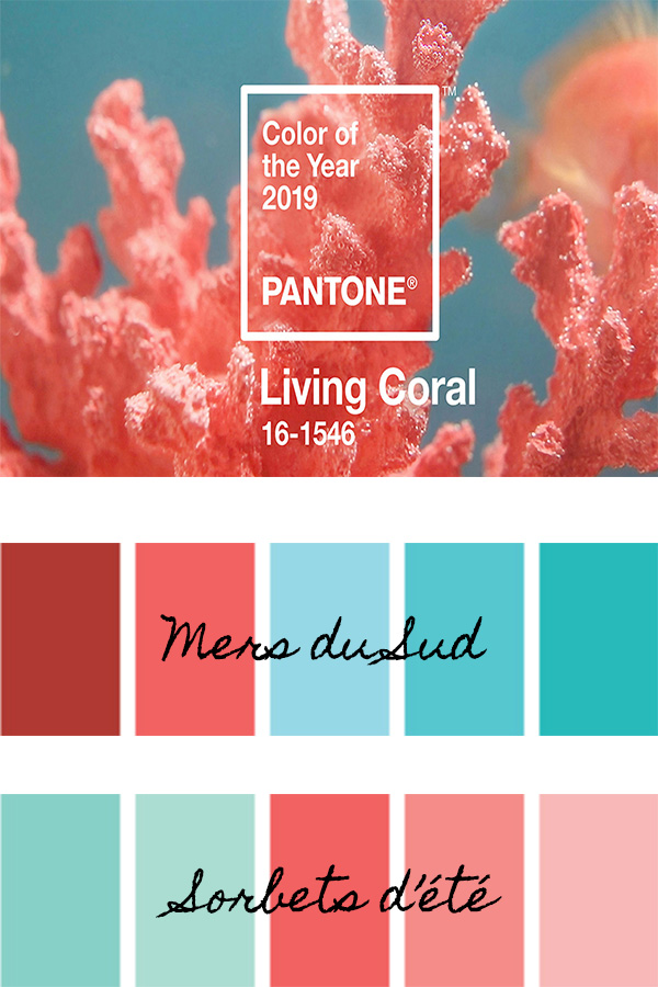 Tendance Couleur Corail vivant