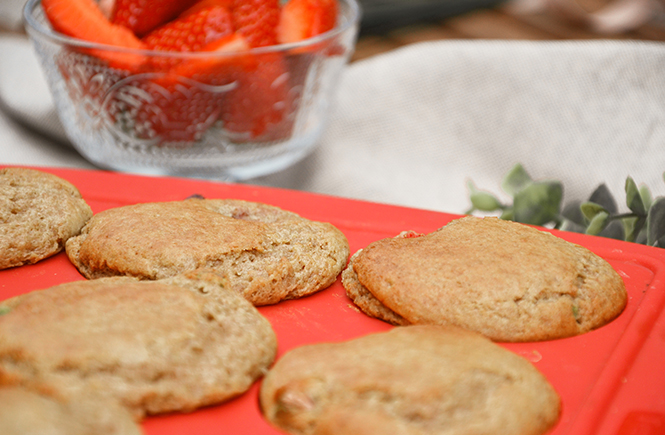 Recette Muffins fraises pistache Swanee Rose Le Blog