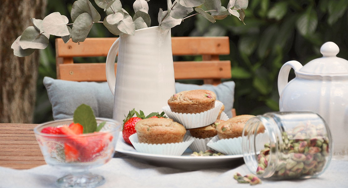 Recette Muffins fraises pistache Swanee Rose Le Blog