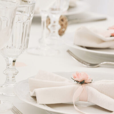 Pliage facile pour serviettes champêtres sur Swanee Rose Le Blog