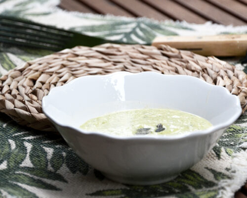 Recette Crème Courgettes Menthe Feta