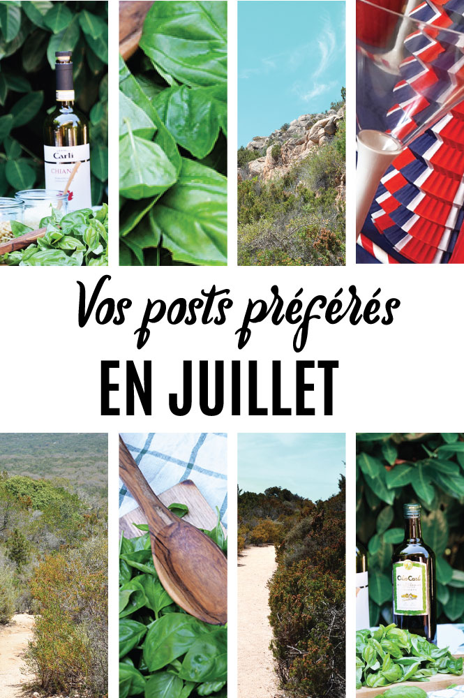 Posts préférés en juillet sur Swanee Rose Le Blog