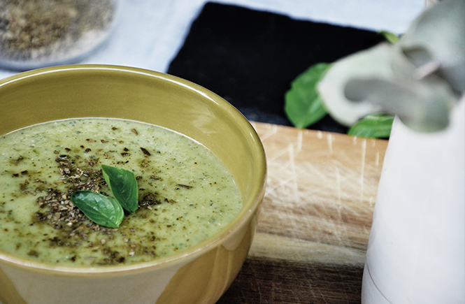 Recette Velouté Courgettes Basilic Gorgonzola