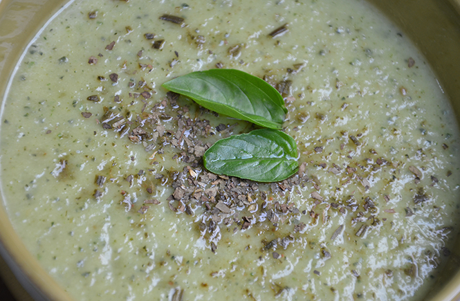 Recette Velouté Courgettes Basilic Gorgonzola