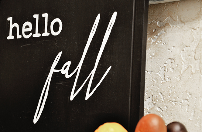 DIY Enseigne Hello Fall