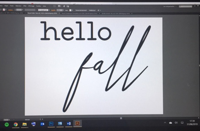 DIY Enseigne Hello Fall