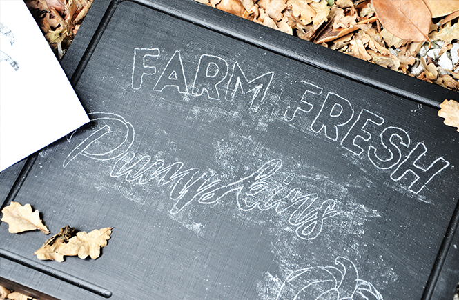 DIY Farm Fresh Pumpkins Enseigne sur Swanee Rose Le Blog
