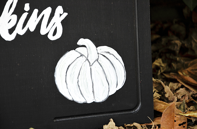 DIY Farm Fresh Pumpkins Enseigne sur Swanee Rose Le Blog