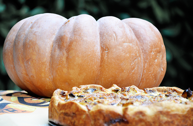 Quiche Butternut et champignons