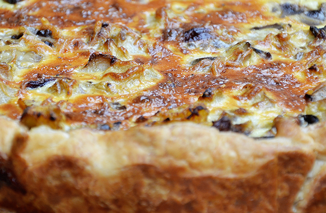 Quiche Butternut et champignons