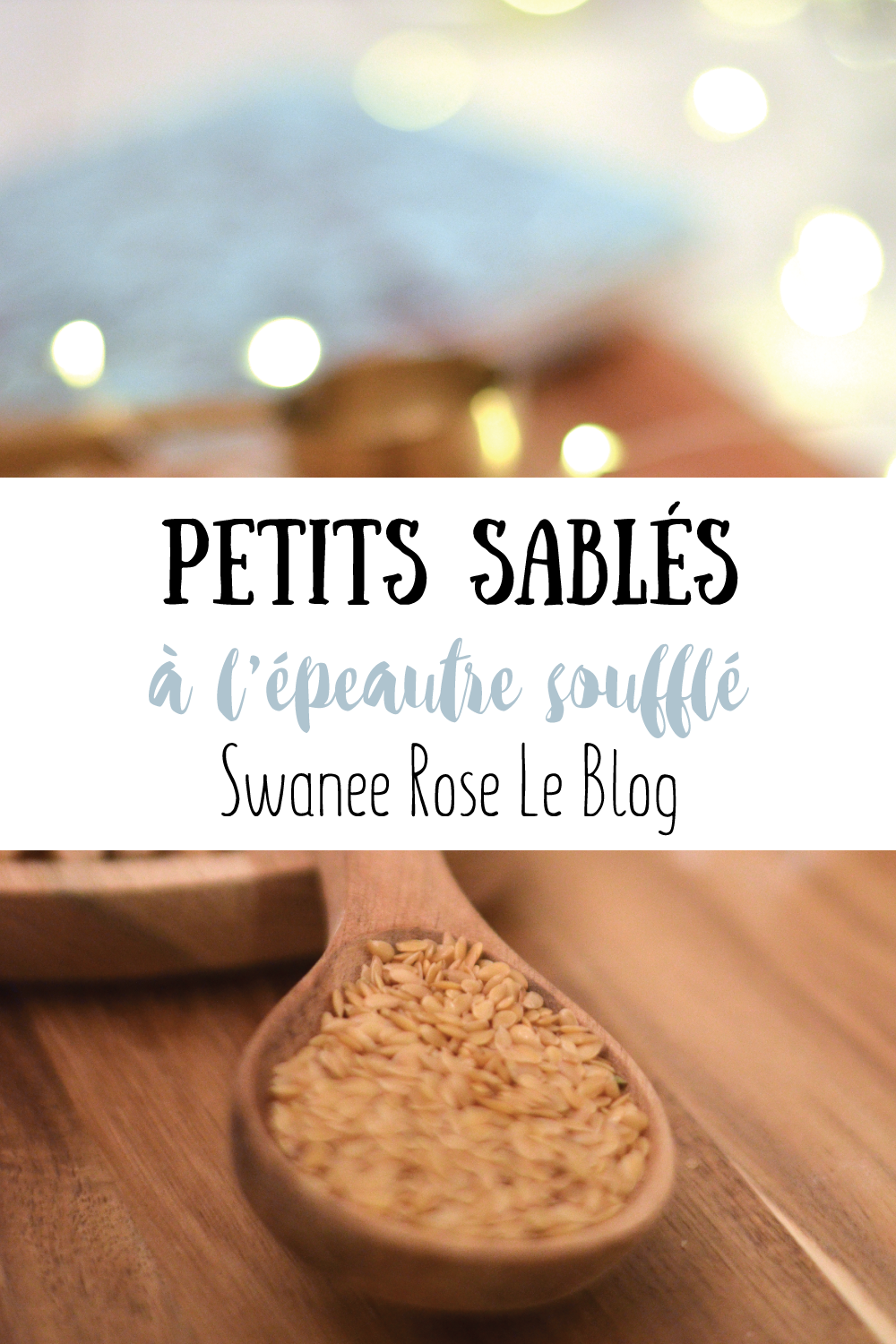 Recette des sablés à l'épeautre soufflé sur Swanee Rose Le Blog