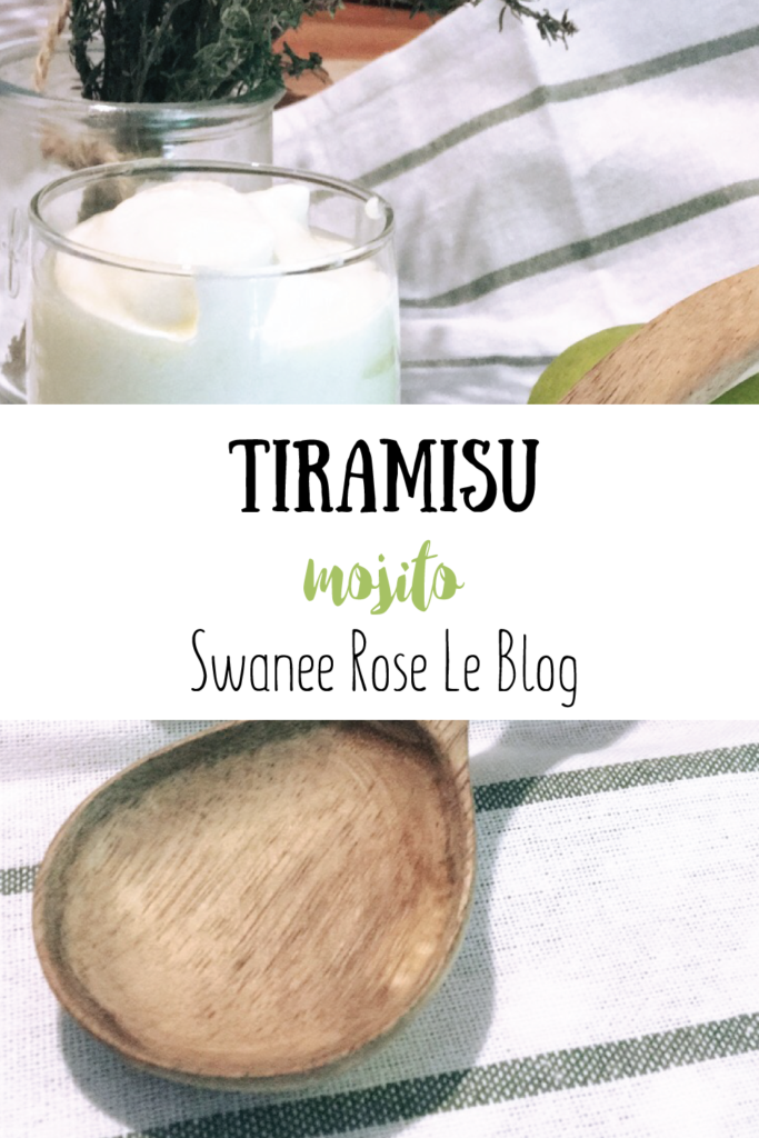 Tiramisù mojito sur Swanee Rose Le Blog