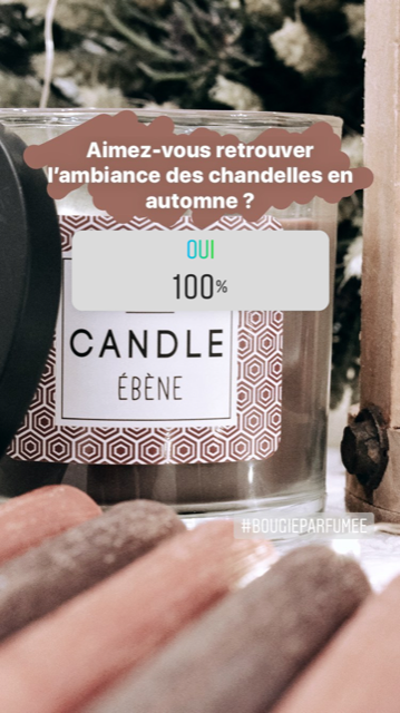 Bougies flamboyantes pour un automne douillet