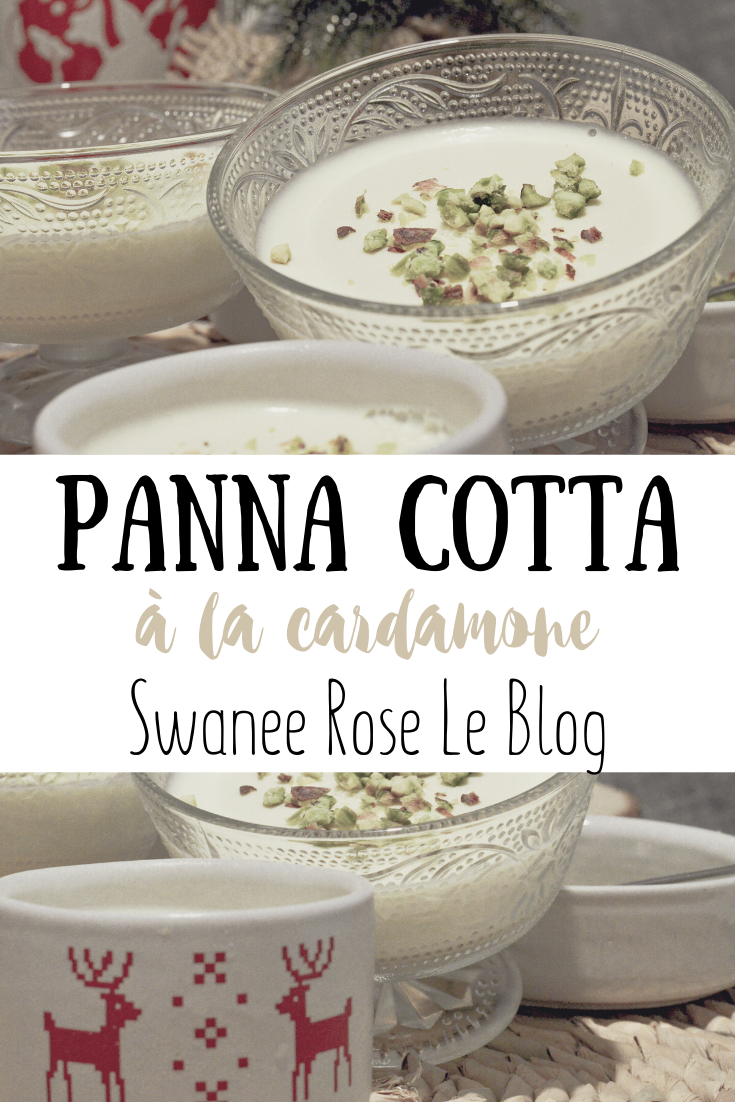 Recette de la panna cotta à la cardamone