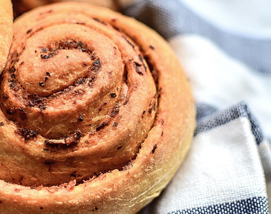 Cinnamon Roll en gros plan