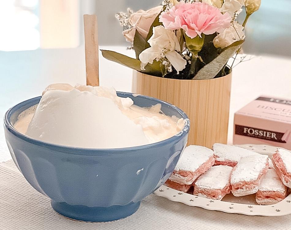 Préparation pour tiramisù au thé matcha