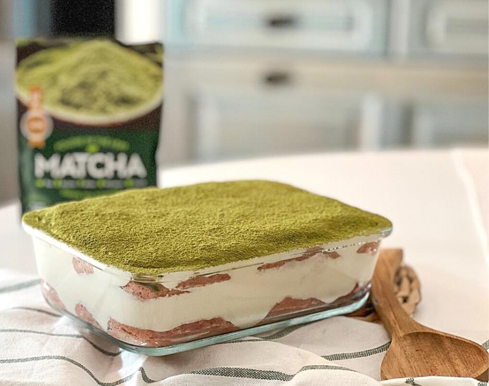 Tiramisu au the matcha